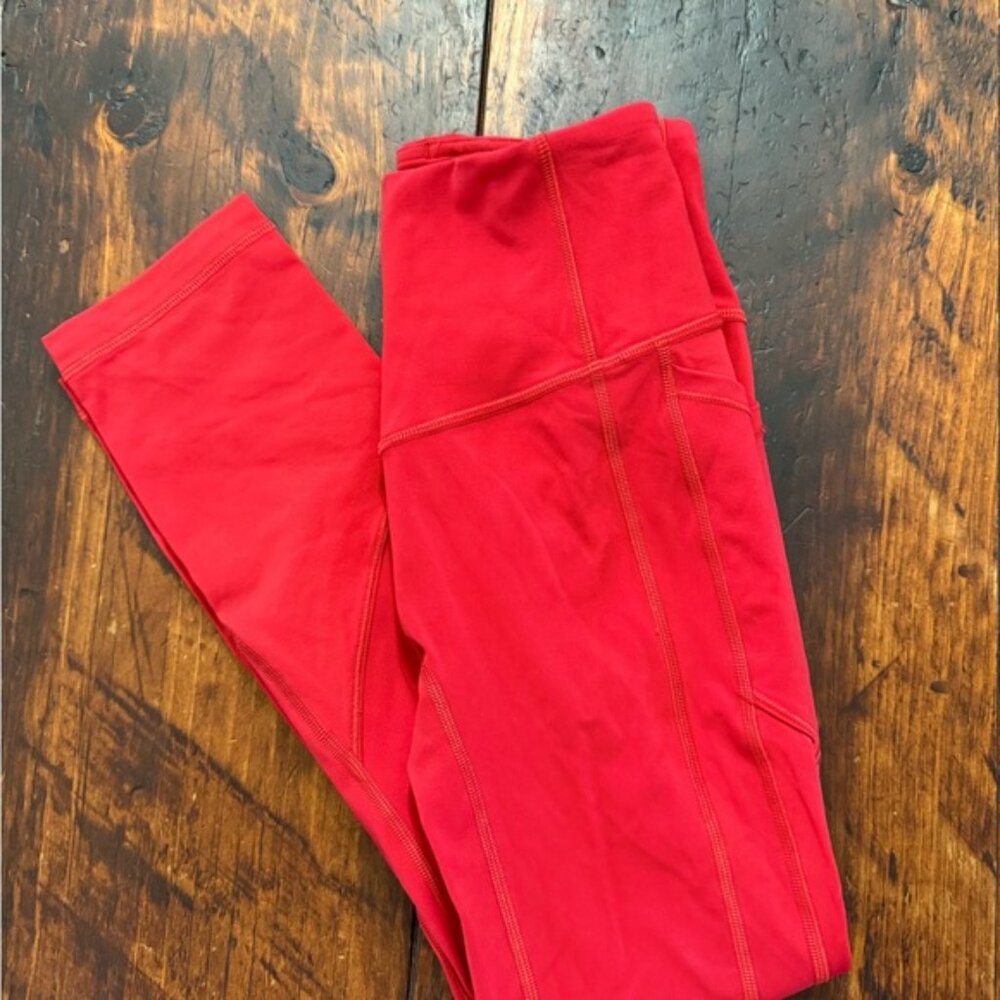 lululemon athletica Red Leggings - Picture 2 of 5